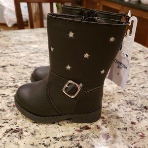 NEW Girl Boots with Stars Size 4